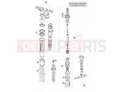 KTM 525 XC ATV (8501IQ) [EU] 2009 SHOCK ABSORBER DISASSEMBLED