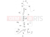 KTM 525 XC ATV (8501IQ) [EU] 2009 REAR BRAKE CONTROL