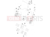 KTM 525 XC ATV (8501IQ) [EU] 2009 FRONT BRAKE CALIPER