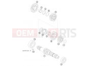KTM 525 XC ATV (8501IQ) [EU] 2009 TRANSMISSION I - MAIN SHAFT