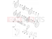 KTM 525 XC ATV (8501IQ) [EU] 2009 TRANSMISSION II - COUNTERSHAFT