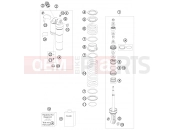 KTM 450 SX   ATV (8400IQ) [EU] 2009 SHOCK ABSORBER DISASSEMBLED