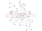 KTM 300 EXC SIX-DAYS (7403I2) [EU] 2009 CYLINDER, CYLINDER HEAD