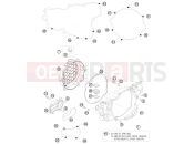 KTM 250 EXC   SIX-DAYS (7303I2) [EU] 2009 CLUTCH COVER