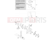 KTM 250 EXC   SIX-DAYS (7303I2) [EU] 2009 CRANKSHAFT, PISTON