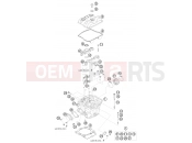 KTM 450 SX-F (8401I5) [EU] 2009 CYLINDER HEAD