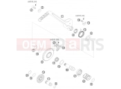 KTM 450 EXC-R (8403H4) [EU] 2008 KICK STARTER