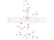 KTM 250 SX (6301H0) [EU] 2008 REAR BRAKE CONTROL