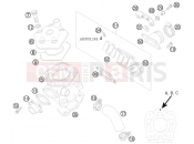 KTM 50 SX JUNIOR (6001H3) [US] 2008 CYLINDER, CYLINDER HEAD