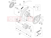 KTM 50 SX (6001H4) [EU] 2008 REAR WHEEL