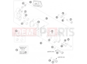 KTM 50 SX (6001H4) [EU] 2008 FRONT BRAKE CALIPER