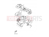 YAMAHA XN125 TEO'S (5MF5) 2002 CRANKCASE COVER 1