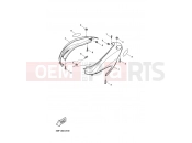 YAMAHA XN125 TEO'S (5MF5) 2002 SIDE COVER