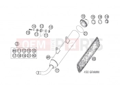 KTM 300 EXC-E (7403G1) [EU] 2007 MAIN SILENCER