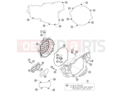 KTM 300 EXC-E (7403G1) [EU] 2007 CLUTCH COVER