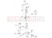 KTM 450 EXC RACING  SIX-DAYS (8403G2) [EU] 2007 REAR BRAKE CONTROL