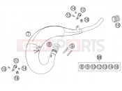 KTM 125 SX (6101G0) [EU] 2007 EXHAUST SYSTEM