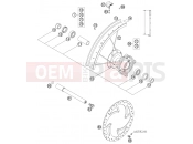 KTM 85 SX         19/16 (6001G9) [EU] 2007 FRONT WHEEL
