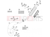 KTM 85 SX         17/14 (6001G8) [EU] 2007 EXHAUST SYSTEM