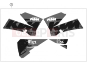 KTM 85 SX         17/14 (6001G8) [EU] 2007 DECAL