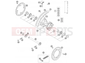 KTM 85 SX         17/14 (6001G8) [EU] 2007 REAR WHEEL