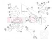 KTM 50 SX JUNIOR (6001G3) [US] 2007 CYLINDER, CYLINDER HEAD