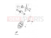 YAMAHA XN150 TEO'S 150 (5PR3) 2002 FRONT BRAKE CALIPER