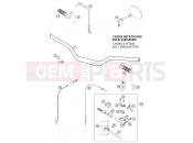 KTM 625 SXC (9775D5) [US] 2004 HANDLEBAR, CONTROLS