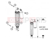 KTM 625 SXC (8703D9) [EU] 2004 SHOCK ABSORBER