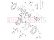 KTM 300 EXC (7403D0) [EU] 2004 REAR WHEEL