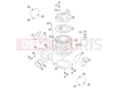 KTM 300 EXC (7403D0) [EU] 2004 CYLINDER, CYLINDER HEAD