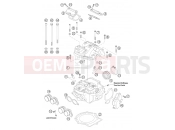 KTM 525 SX RACING (8501D5) [EU] 2004 CYLINDER, CYLINDER HEAD