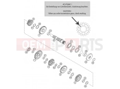 KTM 125 SXS (6100D1) [EU] 2004 TRANSMISSION II - COUNTERSHAFT