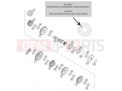 KTM 125 SX (6101D0) [EU] 2004 TRANSMISSION II - COUNTERSHAFT