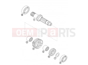 KTM 450 SX RACING (8401D5) [EU] 2004 TRANSMISSION I - MAIN SHAFT