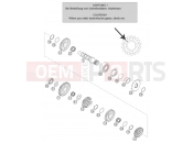 KTM 250 SXS (6300D1) [EU] 2004 TRANSMISSION II - COUNTERSHAFT