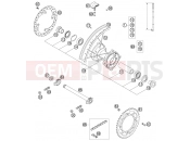 KTM 85 SX (6001D9) [EU] 2004 REAR WHEEL