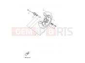 YAMAHA YQ50L NITRO (5PUC) 2002 FRONT WHEEL