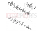 KTM 625 SMC (9775F4) [US] 2006 TRANSMISSION II - COUNTERSHAFT