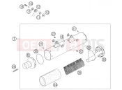 KTM 450 EXC RACING  SIX-DAYS (8403F2) [EU] 2006 MAIN SILENCER