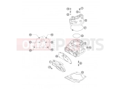 KTM 125 SX (6101F0) [EU] 2006 CYLINDER, CYLINDER HEAD