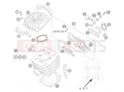 KTM 50 MINI ADVENTURE (6001F5) [EU] 2006 CYLINDER, CYLINDER HEAD