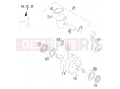 KTM 50 SX JUNIOR (6001F3) [EU] 2006 CRANKSHAFT, PISTON