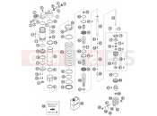 KTM 125 EXC (7103E0) [EU] 2005 SHOCK ABSORBER DISASSEMBLED