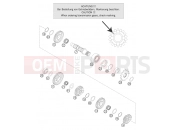 KTM 250 SX (6301E0) [EU] 2005 TRANSMISSION II - COUNTERSHAFT