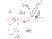 KTM 85 SX          19/16 (6001E9) [EU] 2005 EXHAUST SYSTEM