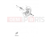 YAMAHA CW50RS BOOSTER (5NU7) 2002 FRONT WHEEL