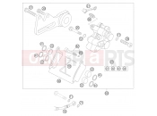 KTM 85 SX          19/16 (6001E9) [EU] 2005 REAR BRAKE CALIPER