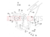 KTM 85 SX          17/14 (6001E8) [EU] 2005 FRAME