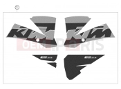 KTM 85 SX          17/14 (6001E8) [EU] 2005 DECAL